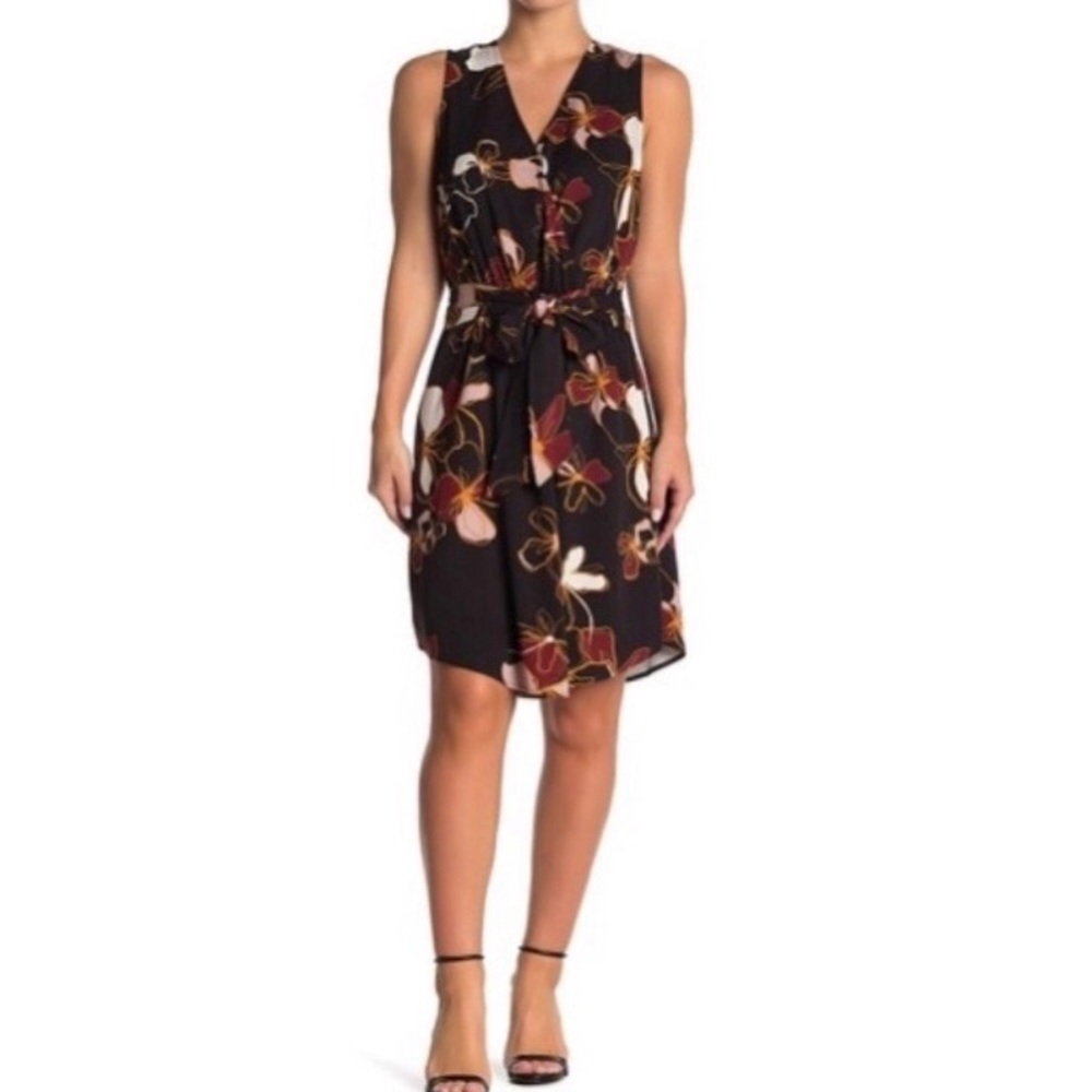 14th & Union floral dress petite xsmall